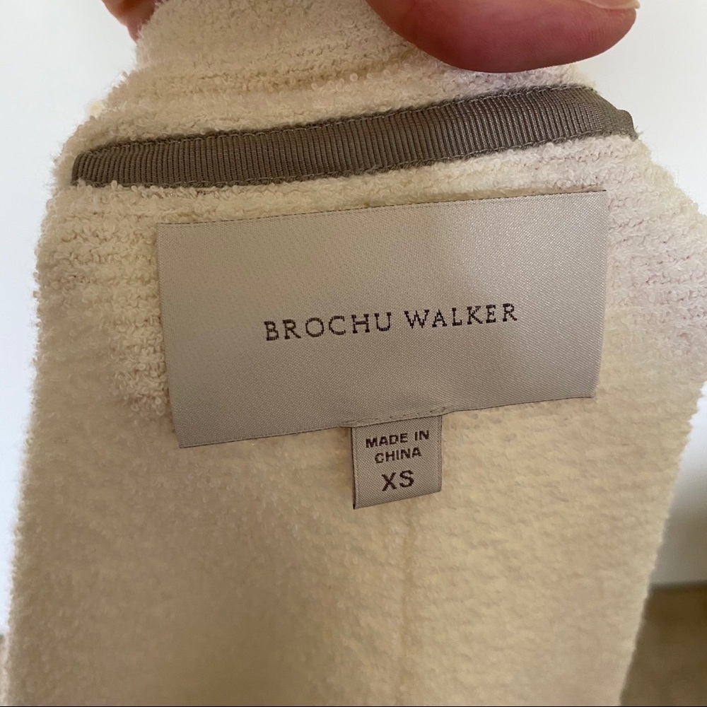 Brochu Walker Stowe drape front asymmetrical cardi - Picture 7 of 12